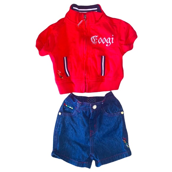 Coogi Shirt & Shorts Set Graphic Baby Size 0-6 Months - Picture 1 of 9